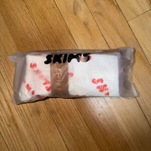 Women's SKIMS Ribbed Crew Socks 3 Pack Marble Candy Multi Size M (8+) SKU716